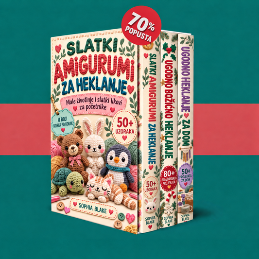 Kompletni paket za heklanje amigurumija