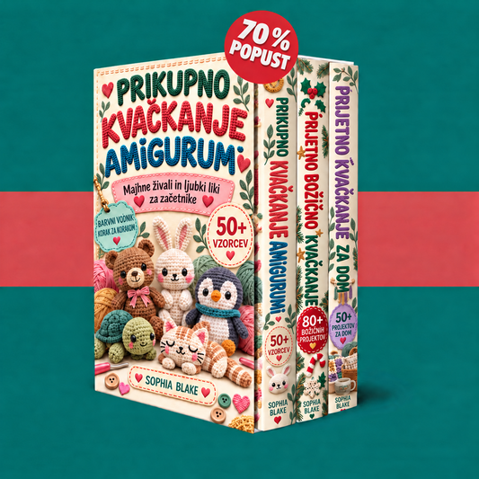 Celoten komplet za kvačkanje amigurumija