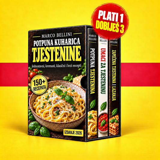 Potpuna kuharica tjestenine + 2 BONUS KNJIGE