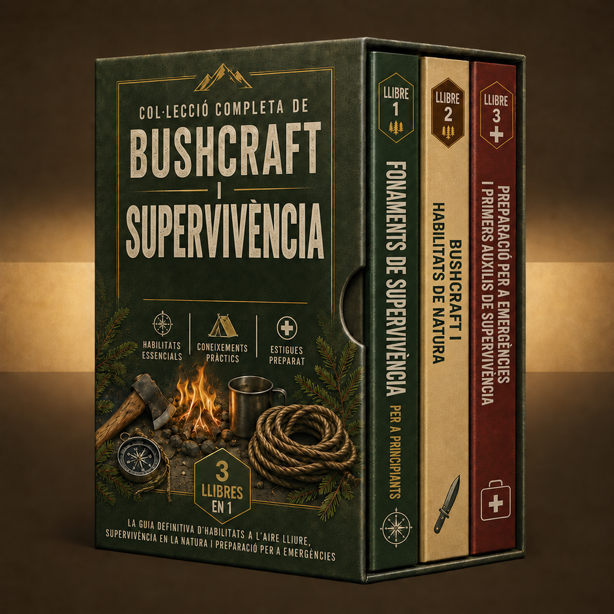 Col·lecció Completa de Bushcraft i Supervivència + Bonus